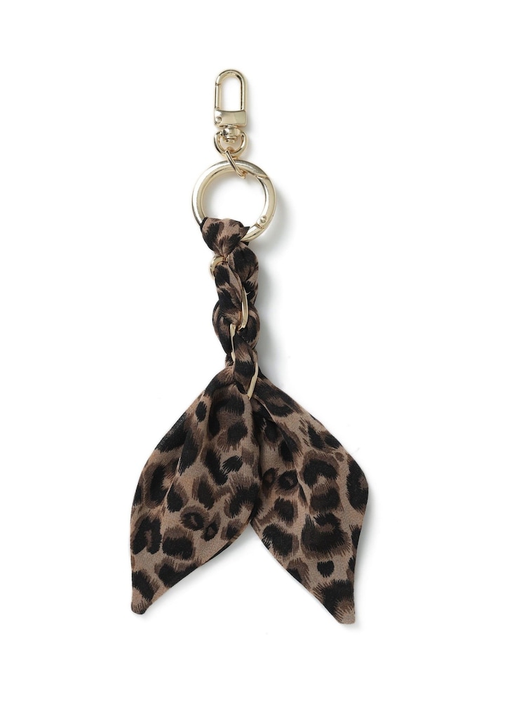 Aela Leopard Print Bag Charm - Image 1 of 2