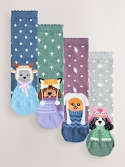 Winter Dogs - Pacote 4 de meias de tornozelo - Imagem 1 de 7