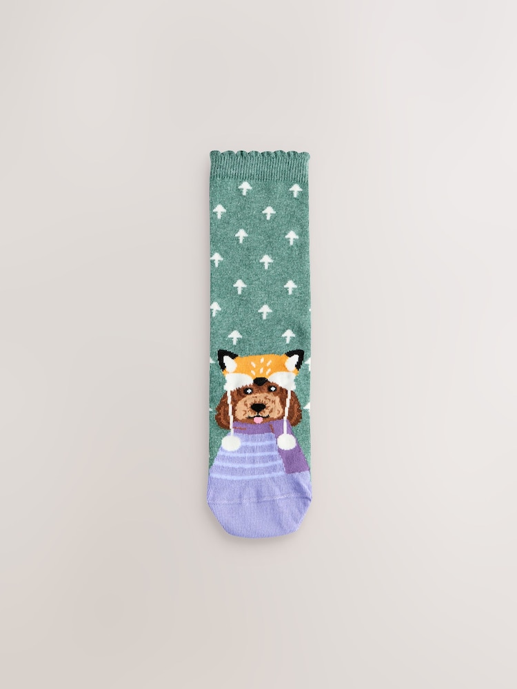 Winter Dogs - Pacote 4 de meias de tornozelo - Imagem 2 de 7