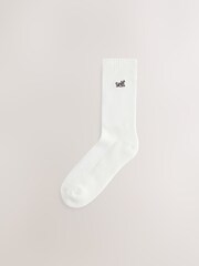self. Cream/Pink/Choc Cushion Sole Lounge Ankle Socks 3 Pack - Image 3 of 7