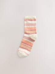Neutral Stripe Ankle Socks 5 Pack - Image 5 of 8