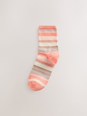 Neutral Stripe Ankle Socks 5 Pack - Image 6 of 8
