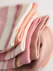 Neutral Stripe Ankle Socks 5 Pack - Image 8 of 8
