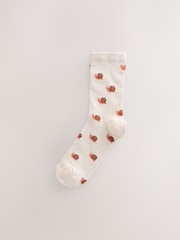 Autumn Animals Ditsy Ankle Socks 4 Pack - Image 2 of 7
