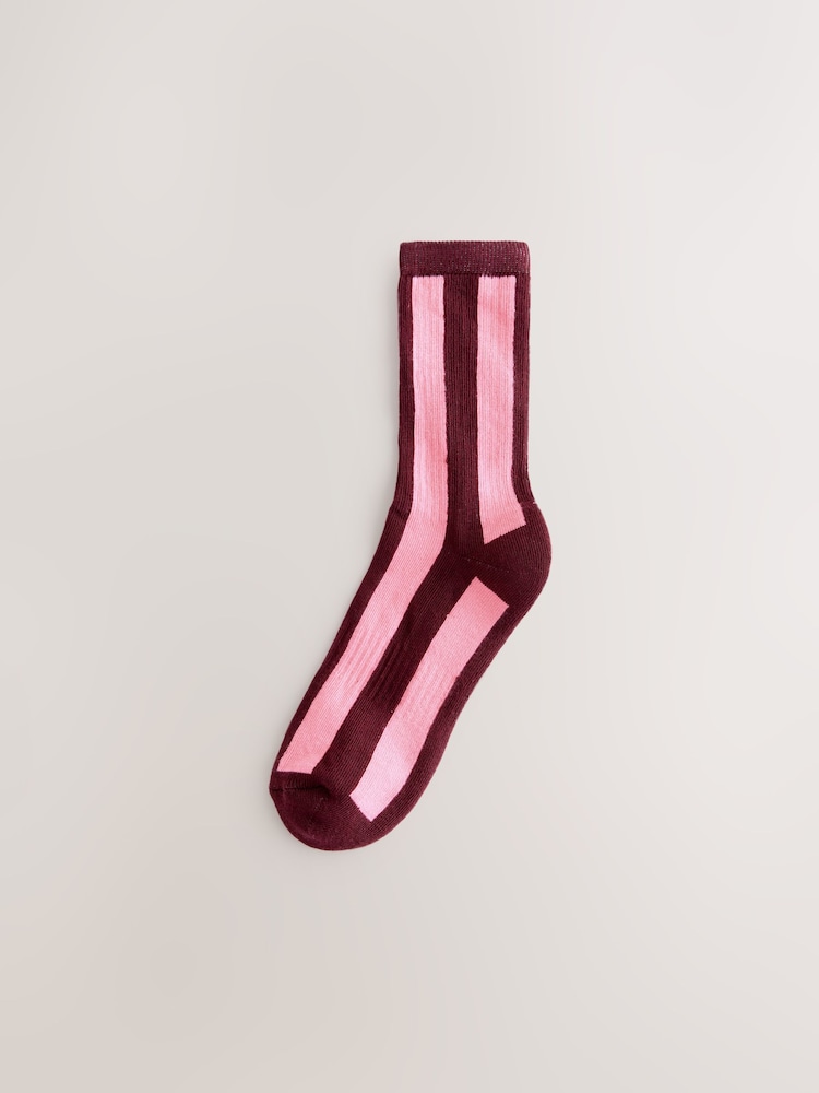 Toadstool Stripe Ankle Socks 2 Pack - Image 2 of 5