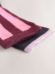 Toadstool Stripe Ankle Socks 2 Pack - Image 5 of 5