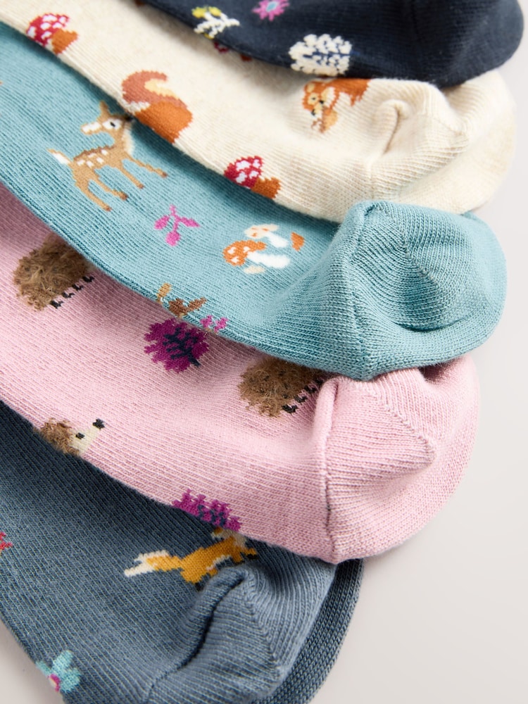 Autumn Animal - Knöchelsocken, 5er-Pack - Bild 8 von 8 Autumn Animal - Knöchelsocken, 5er-Pack - Bild 8 von 8