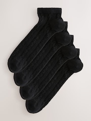 cabo preto - Pacote Trainer Socks 4 - Imagem 1 de 7