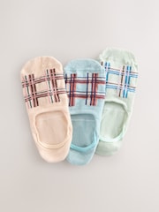 Sparkle Pastel Check - حزمة من 3 جوارب غير ظاهرة - صورة 1 من 3