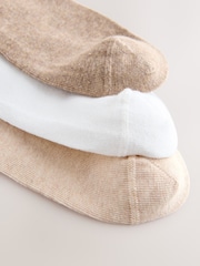 Neutral Fluffy Hearts - Fluffy Hearts Print Cropped Ankle Socks 3 Pack - Bild 6 von 6