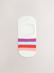 Bright Stripe Invisible Socks 4 Pack - Image 3 of 7