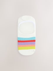 Bright Stripe Invisible Socks 4 Pack - Image 4 of 7