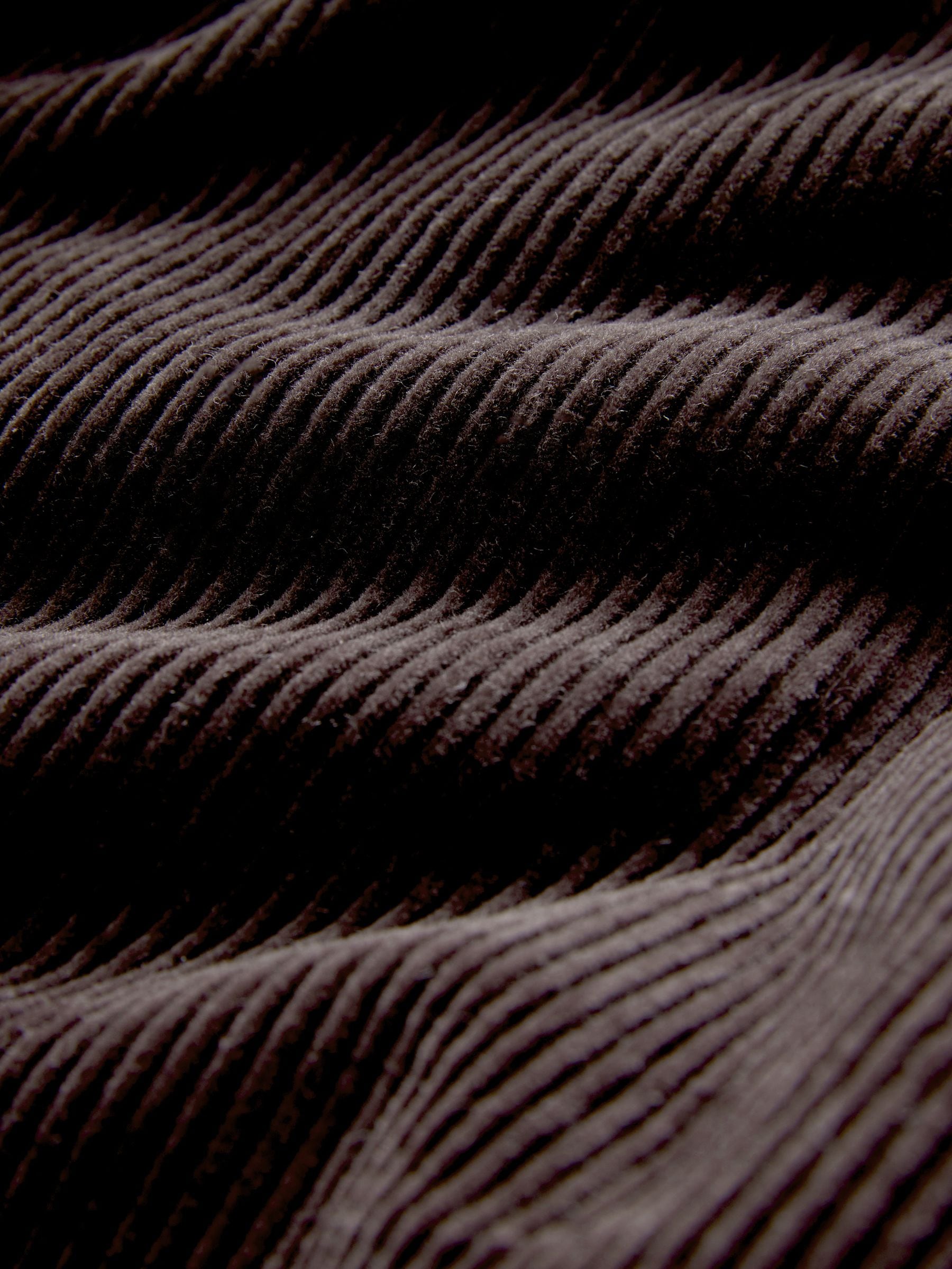 Buy Brown Regular Tapered Fit Corduroy Single Pleated Trousers