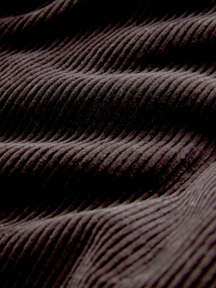 Brown Corduroy Single Pleated Trousers - Image 3 of 3
