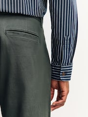 أخضر داكن - بنطلون تشينوز قابل للتمدد - صورة 6 من 10