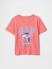 Gap Red Graphic T-Shirt (4-13yrs) - Image 1 of 2
