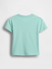 Gap Green Lemon Snoopy Short Sleeve T-Shirt (6mths-5yrs) - Image 2 of 2