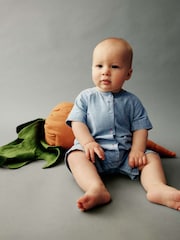 Gap Blue Baby Peter Rabbit Chambray Shorty One Piece (Newborn-24mths) - Image 1 of 4
