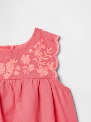 Gap Red Linen-Cotton Outfit Set (Newborn-24mths) - Image 3 of 3