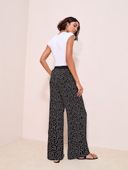 Friends Like These Black Spot Elasticated Waist Trousers - Image 4 of 4