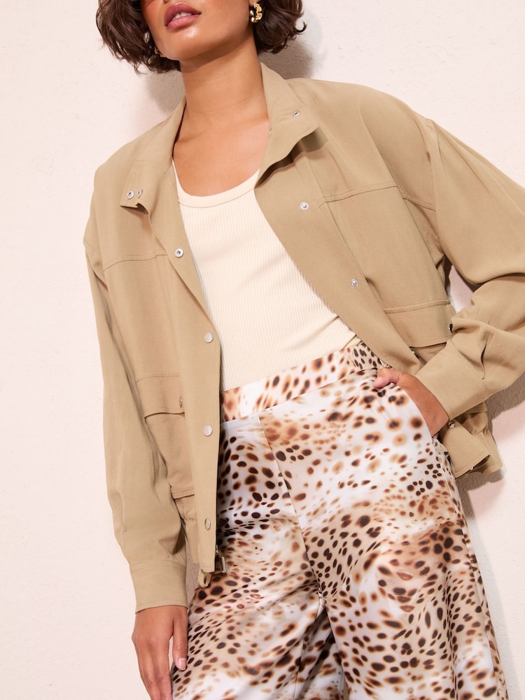 Friends Like These Animal Satin Palazzo Trousers - Image 2 of 4