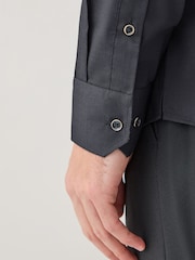 Black/Gold Slim Fit Occasion Shirt and Bow Tie Pack - Image 6 of 9