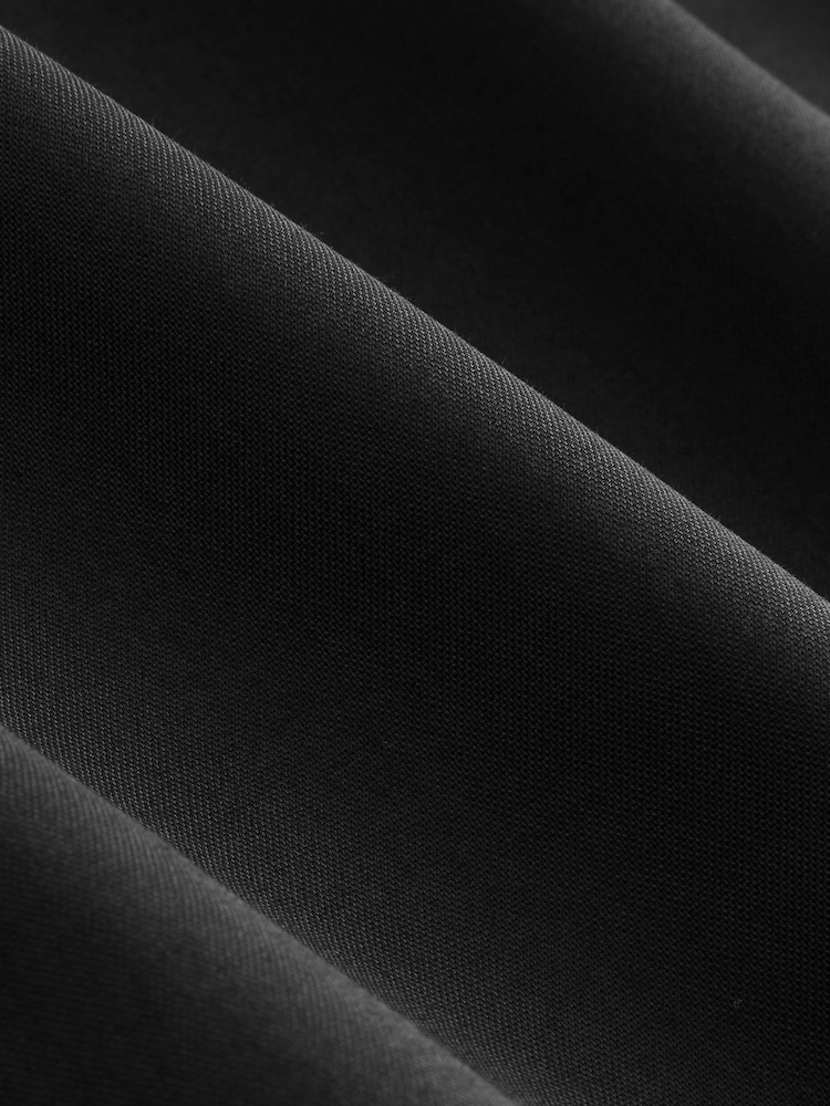 Black Slim Fit Button Down Easy Iron Oxford Shirt - Image 7 of 7