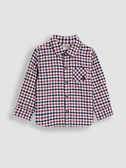 JoJo Maman Bébé Red Tattersall Check Shirt - Image 1 of 3
