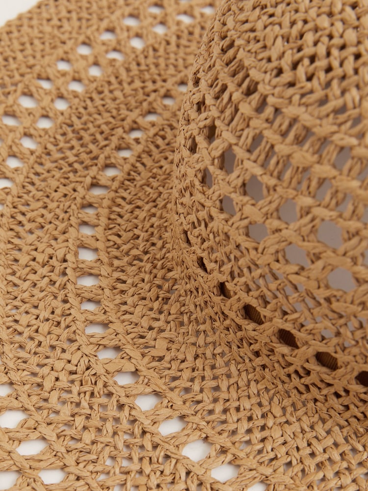 Reiss Natural Rosie Straw Sun Hat - Image 4 of 4