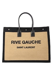 Saint Laurent Black Rive Gauche Tote Bag - Image 1 of 7