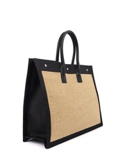 Saint Laurent Black Rive Gauche Tote Bag - Image 3 of 7