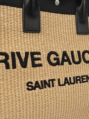 Saint Laurent Black Rive Gauche Tote Bag - Image 6 of 7