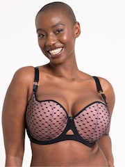 Curvy Kate Boost Heartbreaker Padded Balcony Black Bra - Imagen 4 de 8