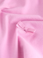 Pink Long Sleeve Bow Appliqué Top (3mths-7yrs) - Image 6 of 7