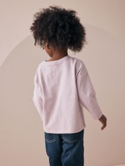 Lilac Purple Long Sleeve T-Shirt (3mths-7yrs) - Image 3 of 4