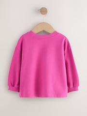 Pink Rainbow Cloud Character Long Sleeve T-Shirt (3mths-7yrs) - Image 6 of 8