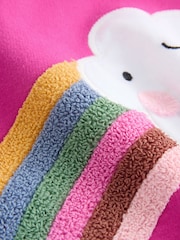 Pink Rainbow Cloud Character Long Sleeve T-Shirt (3mths-7yrs) - Image 7 of 8