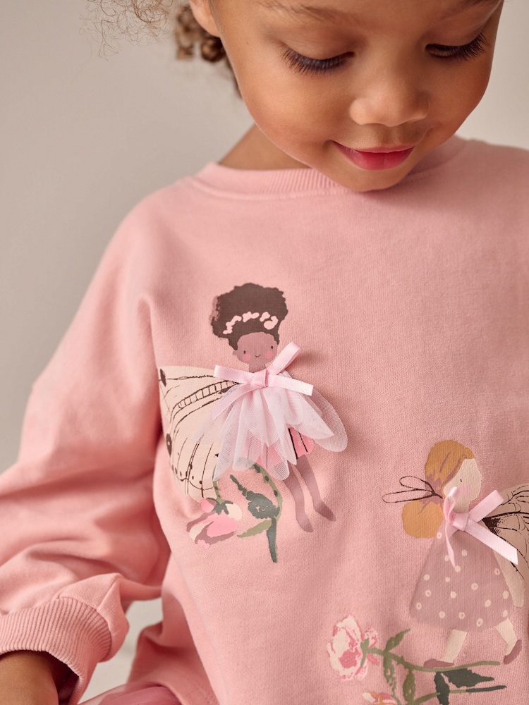 Pink Fairy Long Sleeve T-Shirt (3mths-7yrs) - Image 2 of 7
