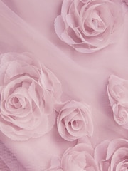Monsoon Pink 3D Rose Swing Dress - Image 3 of 3