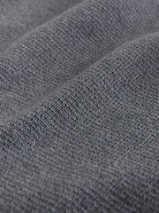 Charcoal Grey Stag Logo Regular Fit Premium Quarter Zip Jumper - Image 8 of 8