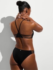 Victoria's Secret Black Cheeky Macrame Bikini Bottoms - Image 2 of 3