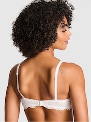 Victoria's Secret PINK Coconut White Lightly Lined Balcony Eyelet Lace Bra - Image 2 of 2