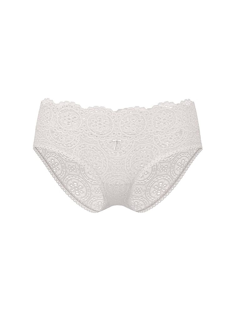 Victoria's Secret PINK Coconut White Hipster Eyelet Lace Knickers - Image 3 of 3