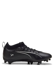 Puma Black Kids Ultra 5 Match Firm Ground Football Boots - Image 1 of 4
