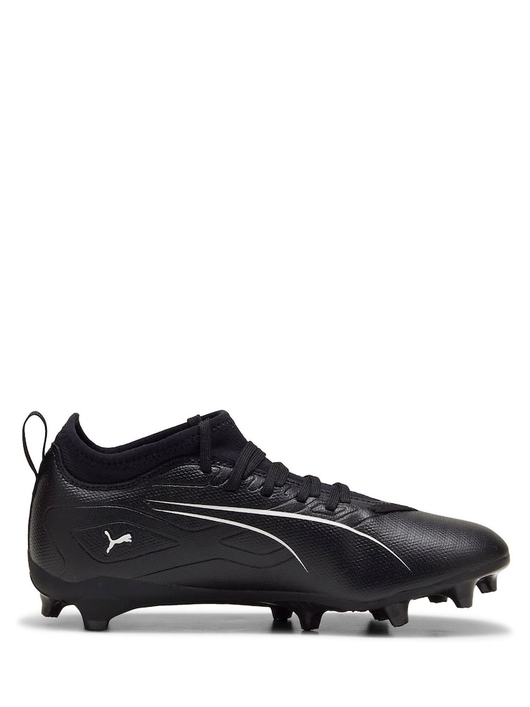 Puma Black Kids Ultra 5 Match Firm Ground Football Boots - Image 1 of 4