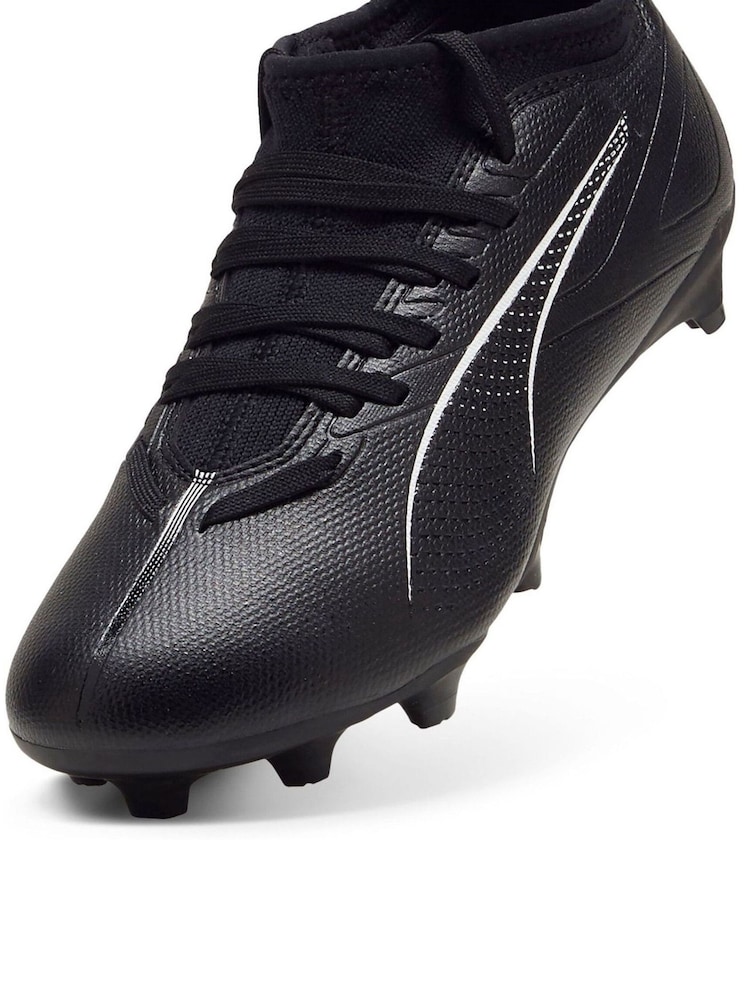 Puma Black Kids Ultra 5 Match Firm Ground Football Boots - Image 4 of 4