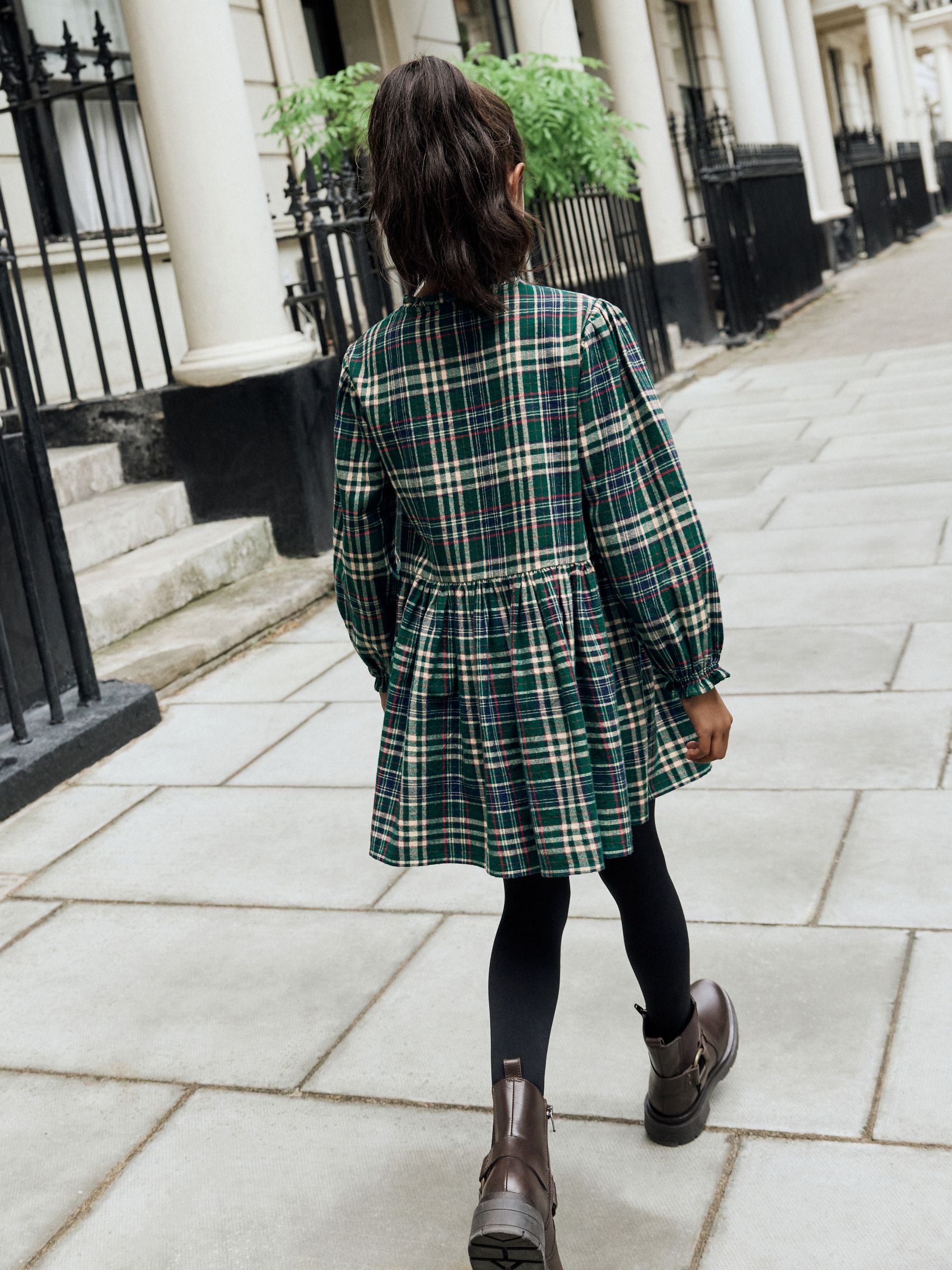 Buy Green Tartan Dress (3-16yrs) from Next USA
