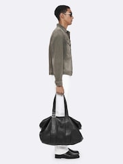 AllSaints Grey Regular Trucker Jacket - Image 5 of 8