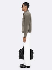 AllSaints Grey Regular Trucker Jacket - Image 7 of 8