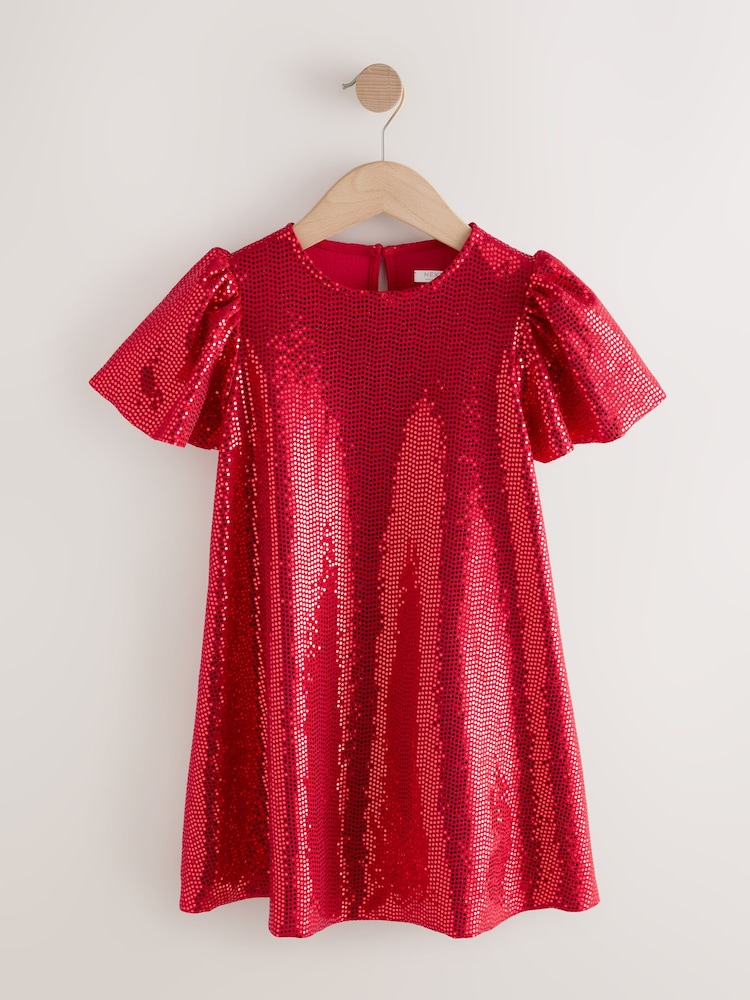 Buy Red Sparkle Dress (3-16yrs) from Next USA Buy Red Sparkle Dress (3-16yrs) from Next USA
